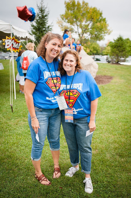 Christy and Michelle at Walk for Adoption! Image credit Walk for Adoption Chicago.