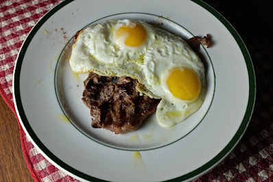 Steak and Eggs: photo by Cliff Hutson