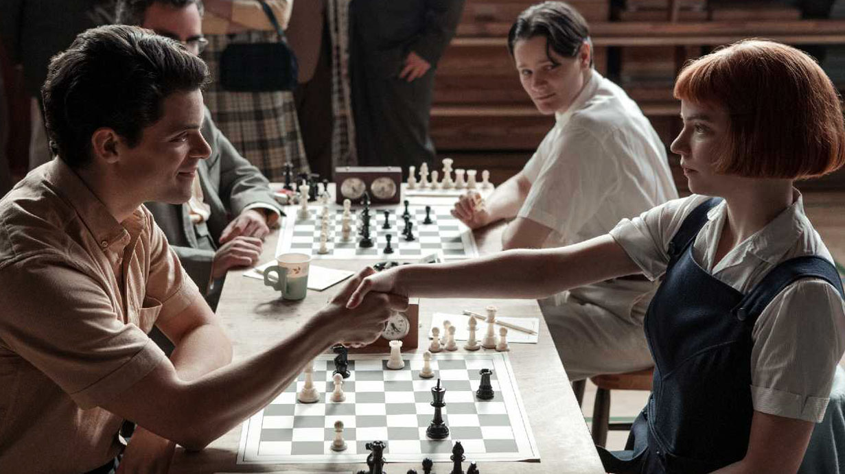 Série “O Gambito da Rainha” faz buscas por xadrez atingirem