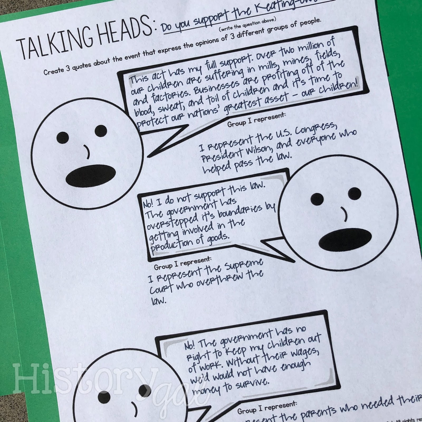 Activities For Teaching History