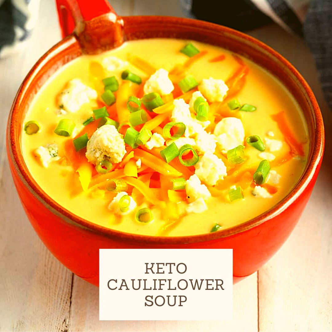 Best Keto Soup Recipe KETO CAULIFLOWER SOUP