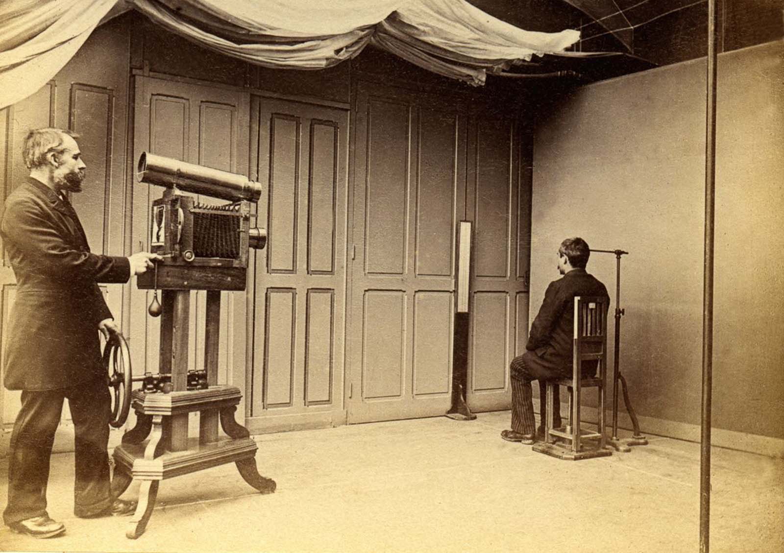 The Bertillon system that cataloged criminals by their physical measurements  1894 - 96