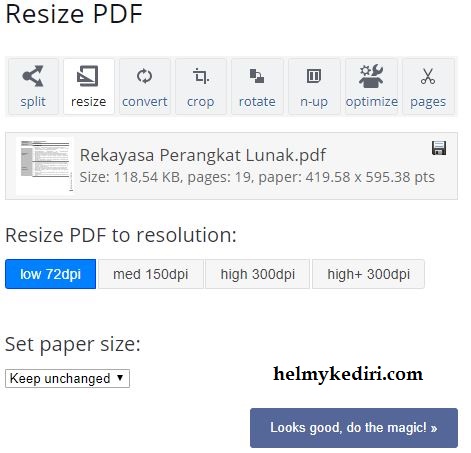 4 Cara Memperbesar Ukuran Pdf Secara Online Dan Offline Blog Orang It