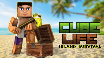 Cube Life Island Survival Game Logo