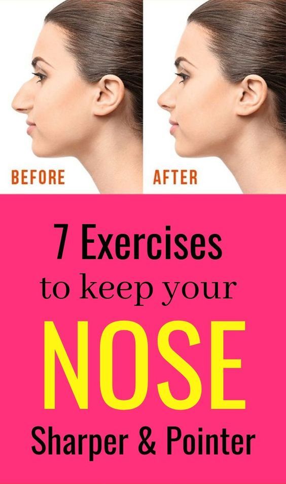 7 Unbelievable Exercises That Will Help Keep Your Nose In Shape