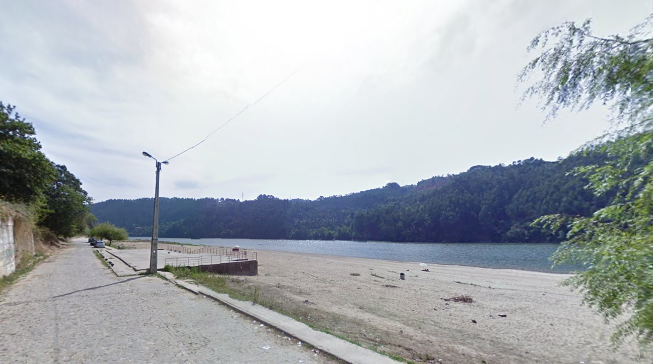 Praia de Zebreiros antigamente