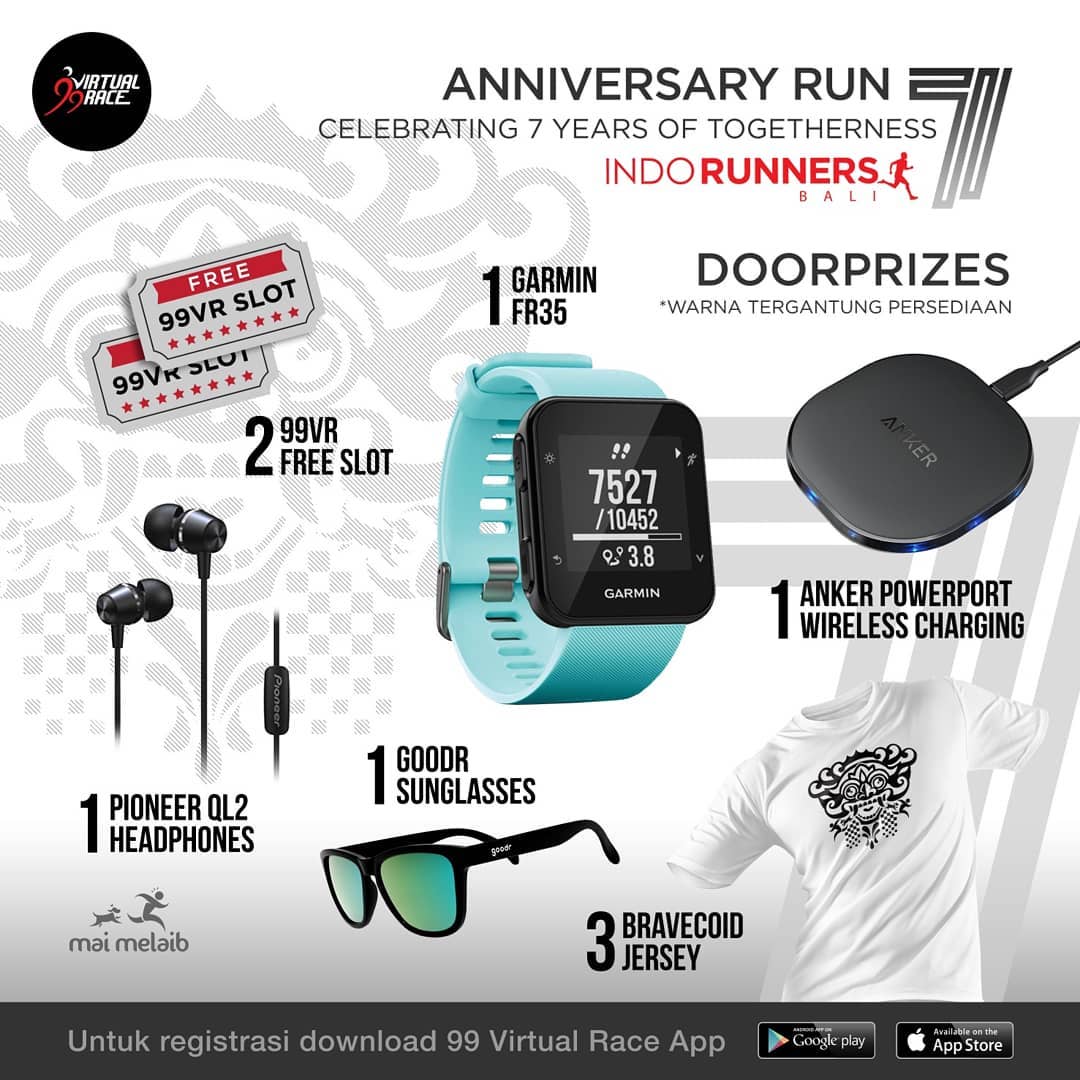 Doorprize 🔍 IndoRunners Bali 7th Anniversary • 2019 Doorprize - IndoRunners Bali 7th Anniversary • 2019