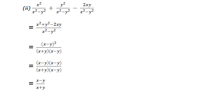 10 Math Problems: Addition and subtraction of algebraic fractions