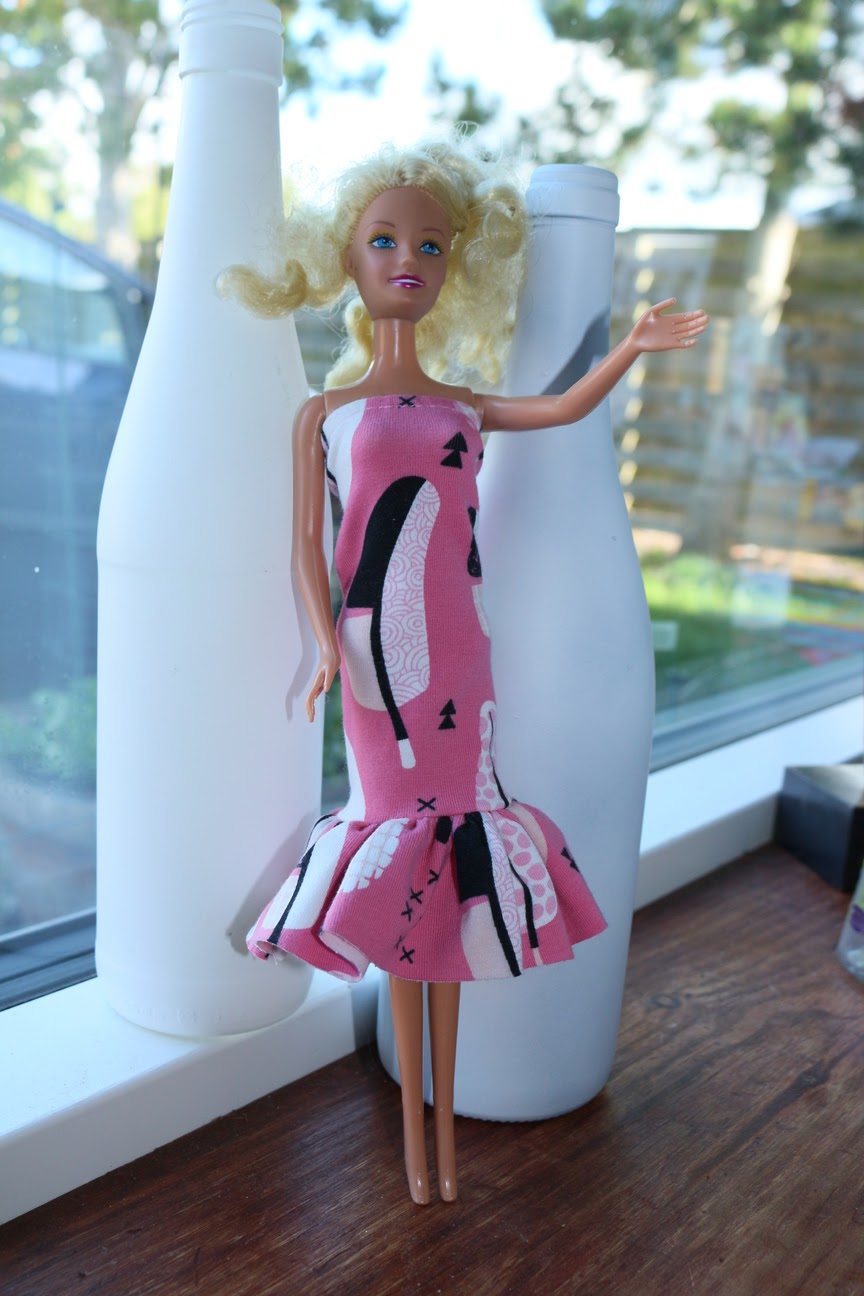 Krumspring: Barbie - kjole 28