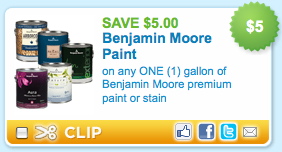 Benjamin Moore &amp; Glidden Paint Coupons | Your Retail Helper