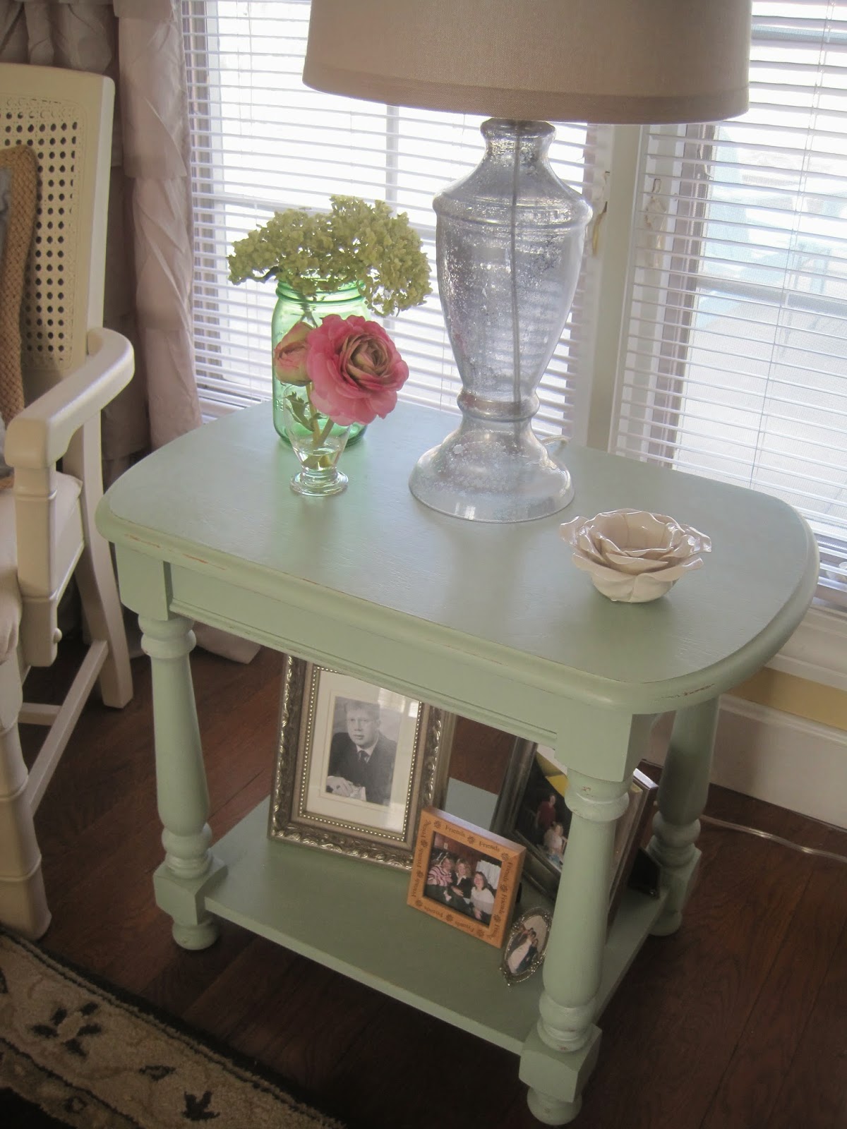 Chalk painted table