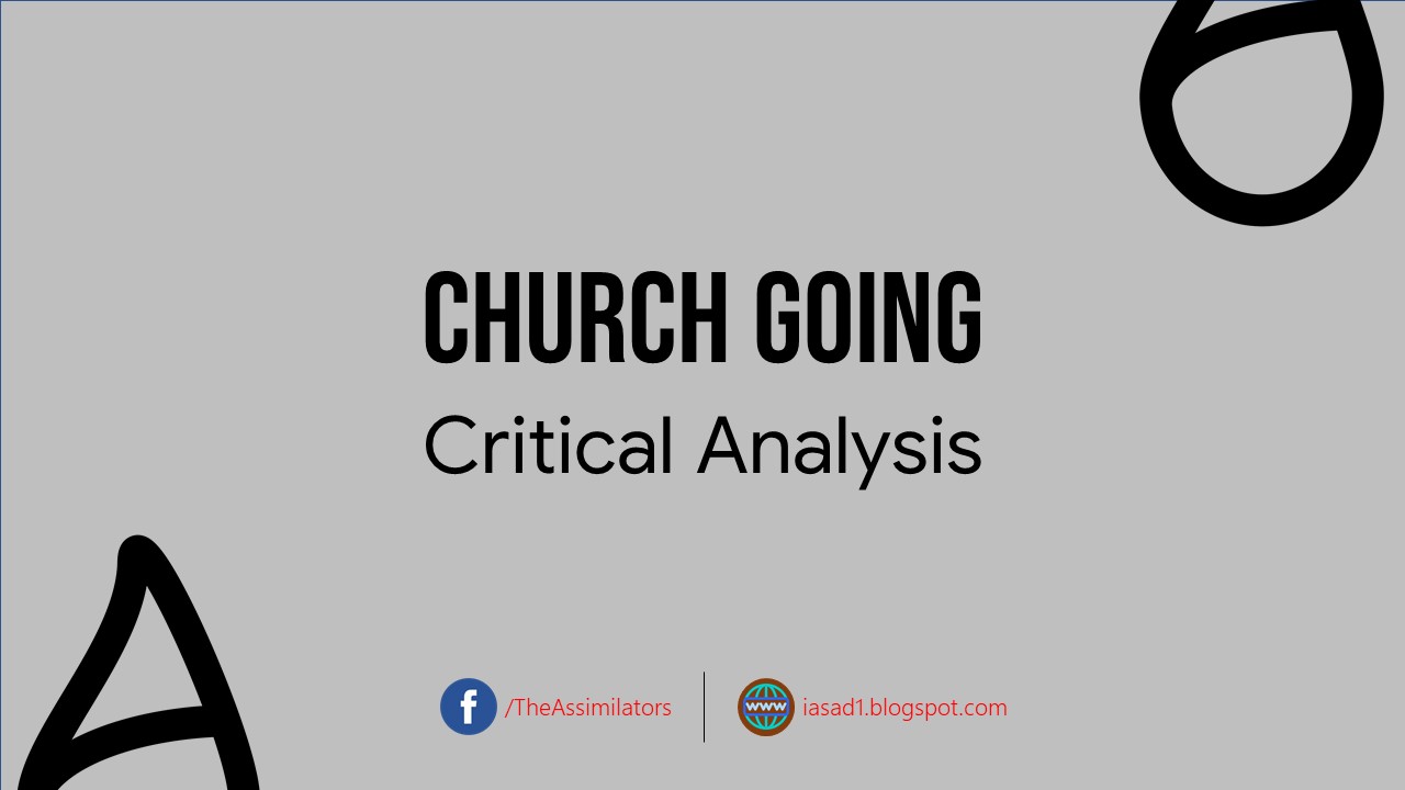 Critical Analysis - Church Going