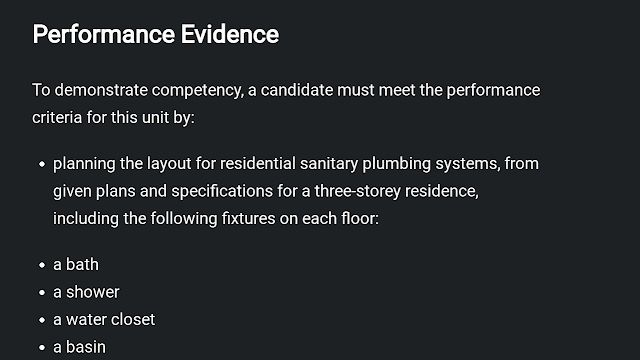 Unit of competency details CPCPSN3011 - Plan the layout of a residential sanitary plumbing system and fabricate and install sanitary stacks