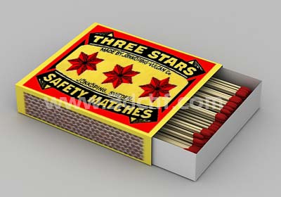 matches 3d model free