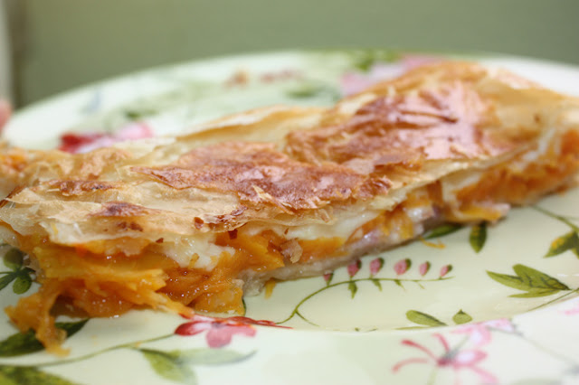  empanada de calabaza, bacon y queso 
