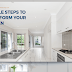 3 Simple Steps to Transform Your Kitchen #infographic