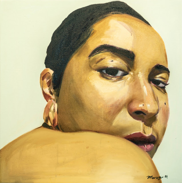 Self-portrait by Maria Monegro