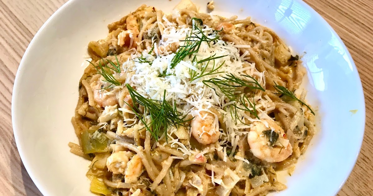 Creamy crab meat pasta and New Year's KonMari advice Arctic Cloudberry