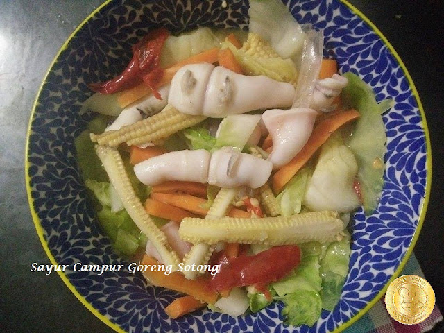 Patyskitchen Sayur Campur Sotong Sedap