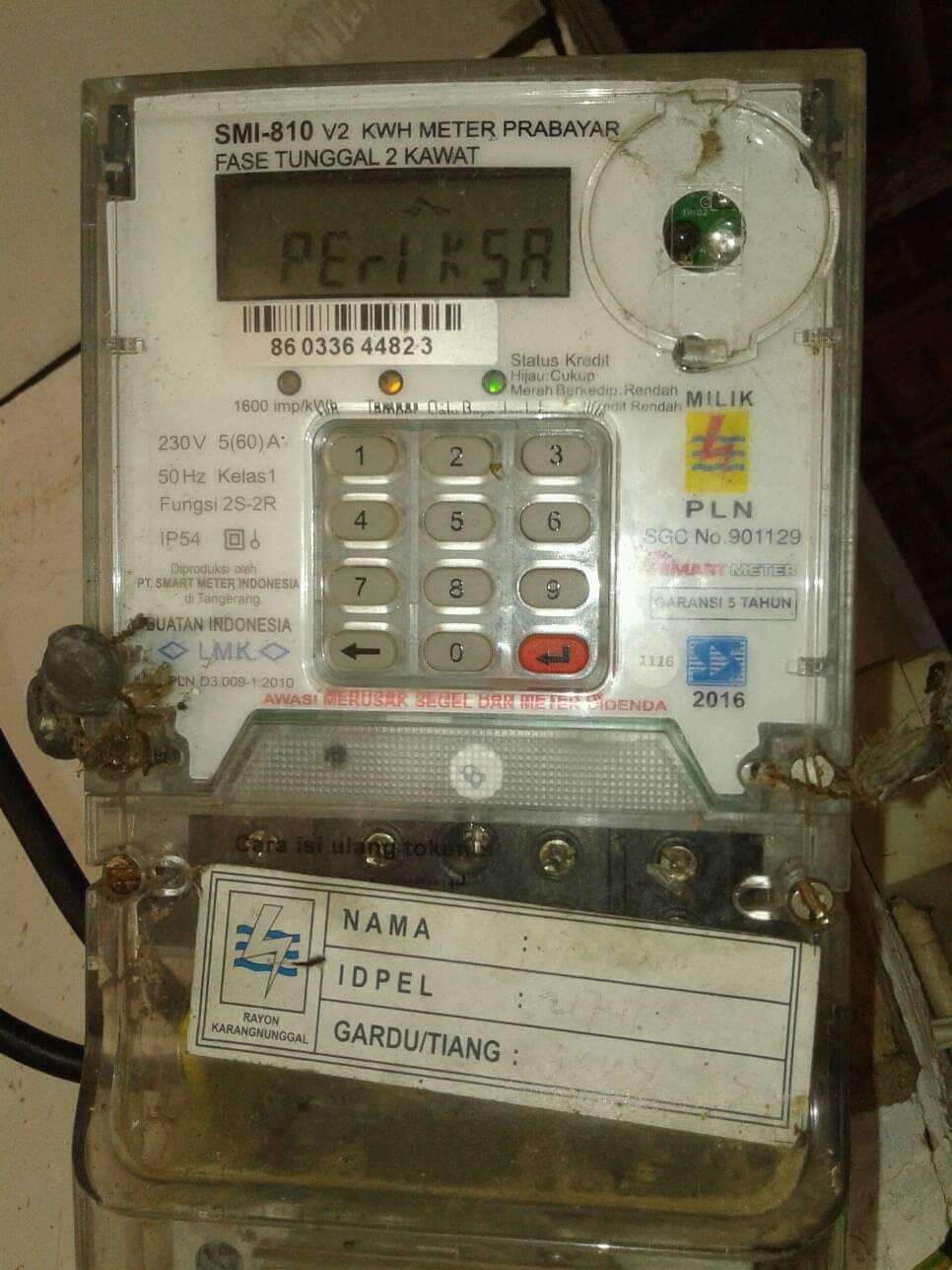 Solusi Kwh Meter Muncul Tulisan Periksa