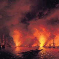 мини. Синопское сражение, 18 ноября 1853 Иван Айвазовский
