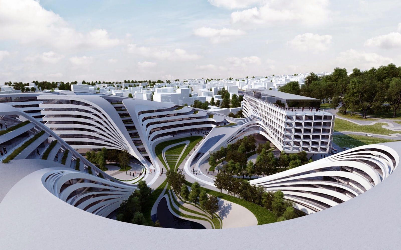 Modern Architecture Zaha Hadid Architects Doing Their Magic With