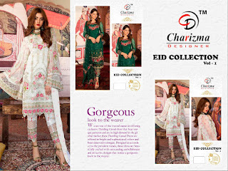 Charizma Eid Coleection 1 Georgette pakistani Suits wholesaler