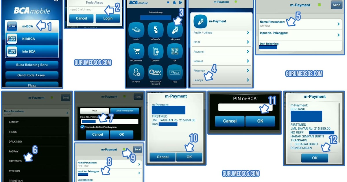 Cara Bayar First Media Lewat M Banking Bca Kumpulan Cara