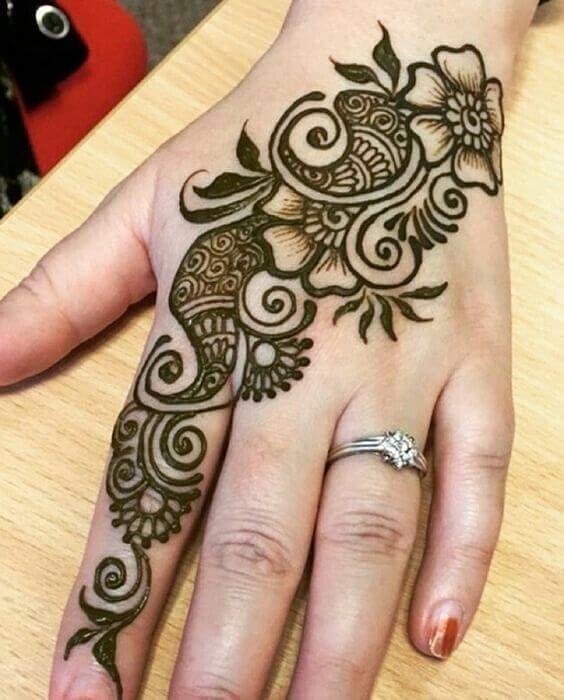 Featured image of post Simple Arabic Mehndi Designs For Left Hand
