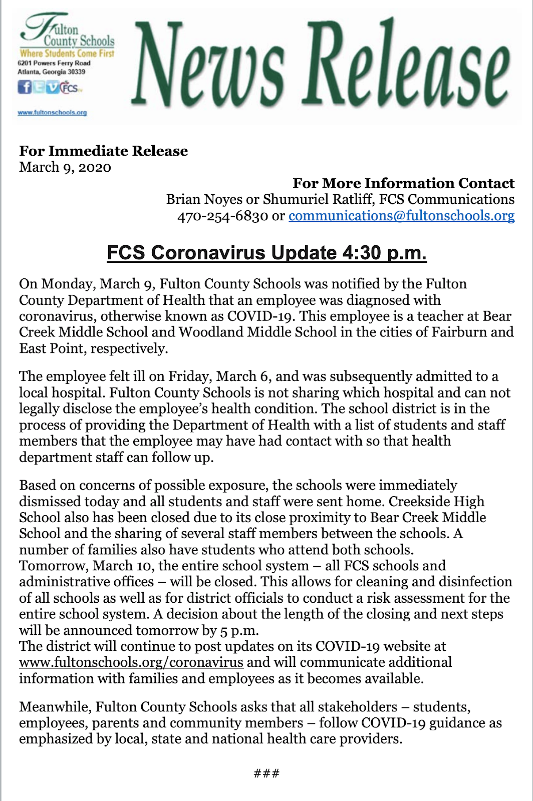 Alpharetta Department of Public Safety: Fulton County Schools Press Alpharetta Department of Public Safety: Fulton County Schools Press