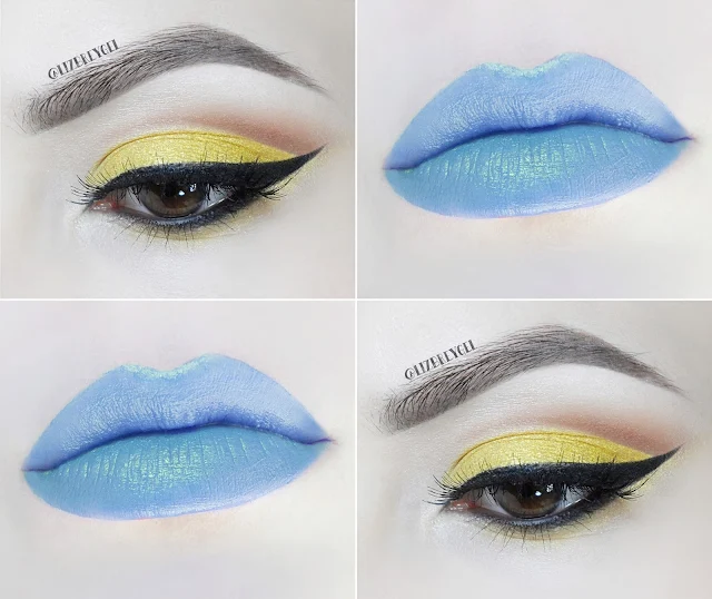 step-by-step pictorial on how to create an eye makeup look inspired by birthstone