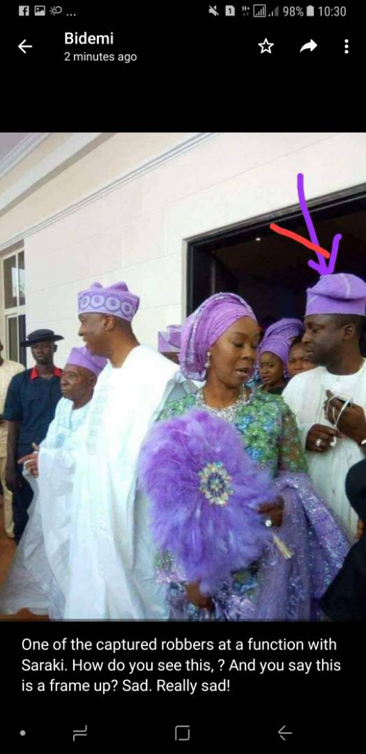 Photo Of One Of The #OffaRobbers With Saraki At A Public Function Emerges (SEE PHOTO) %Post Title