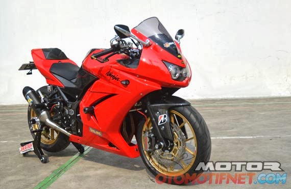 Modifikasi Motor Ninja 250 Sport Gaul Keren | JDM-Modifikasi