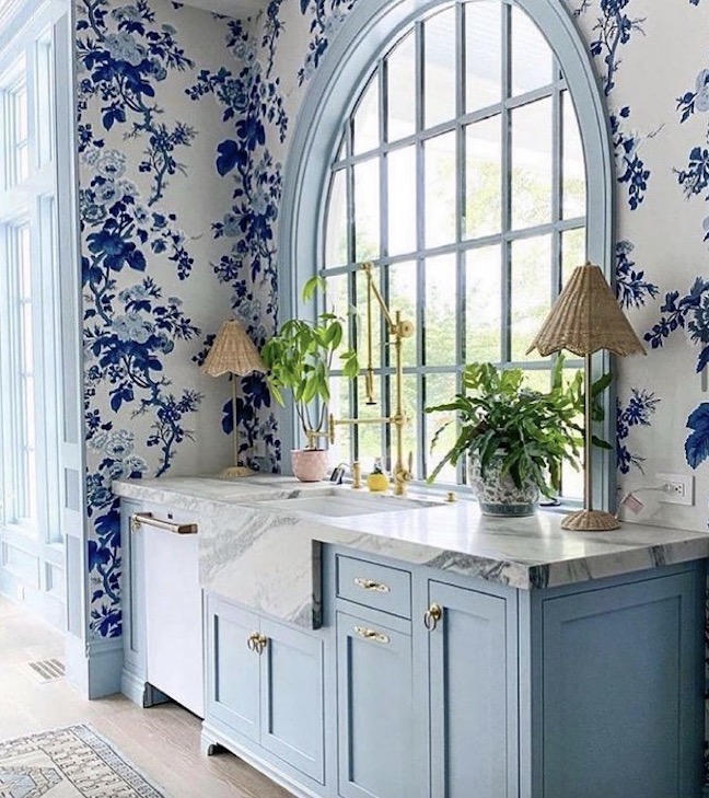 Chinoiserie Chic The Blue & White Chinoiserie Kitchen