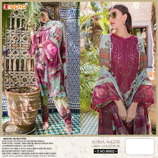 Fepic Rosemeen Sobia Nazir Lawn Collection pakistani Suits