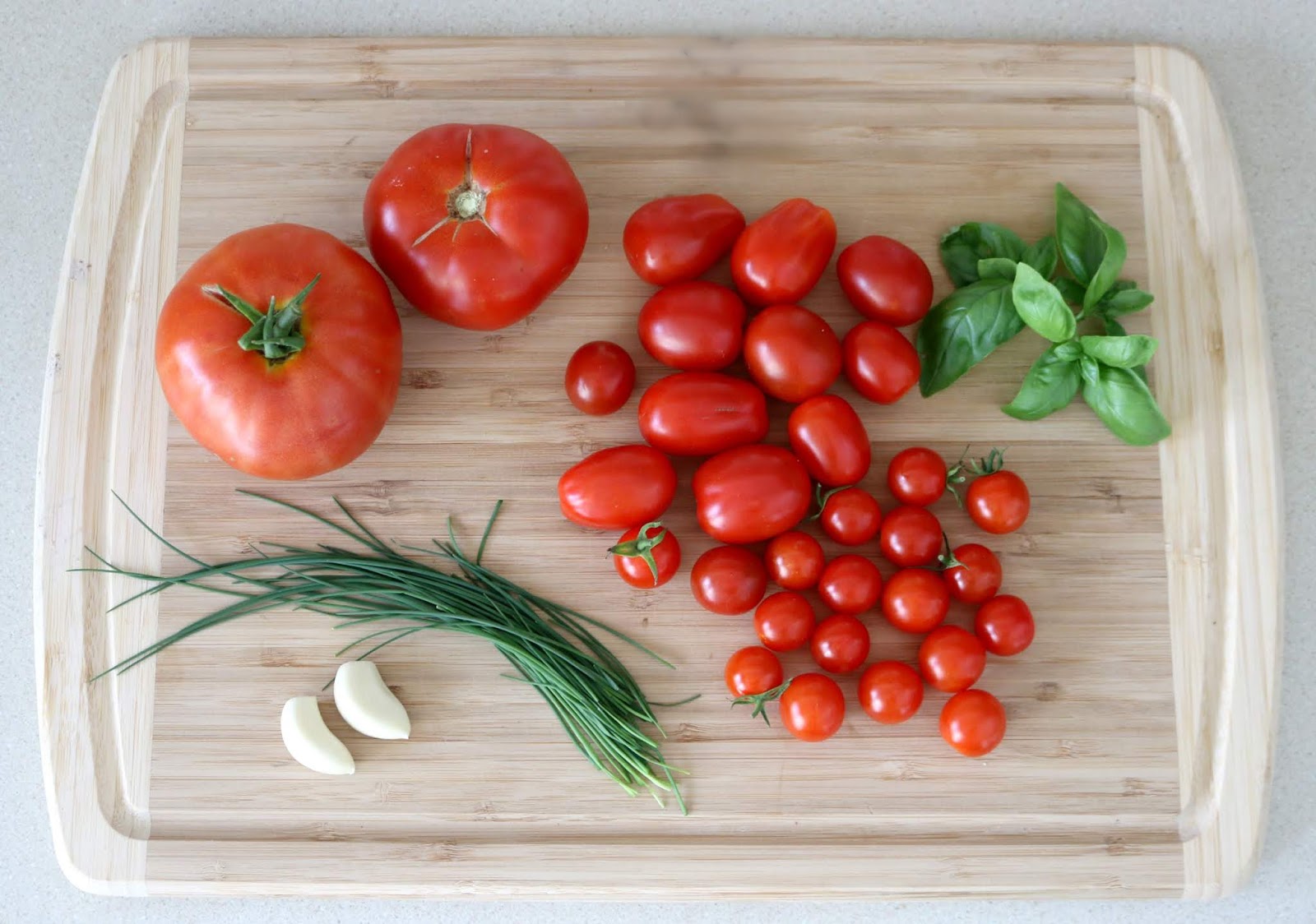 Vegan Garden Fresh Tomato Basil Salad Recipe