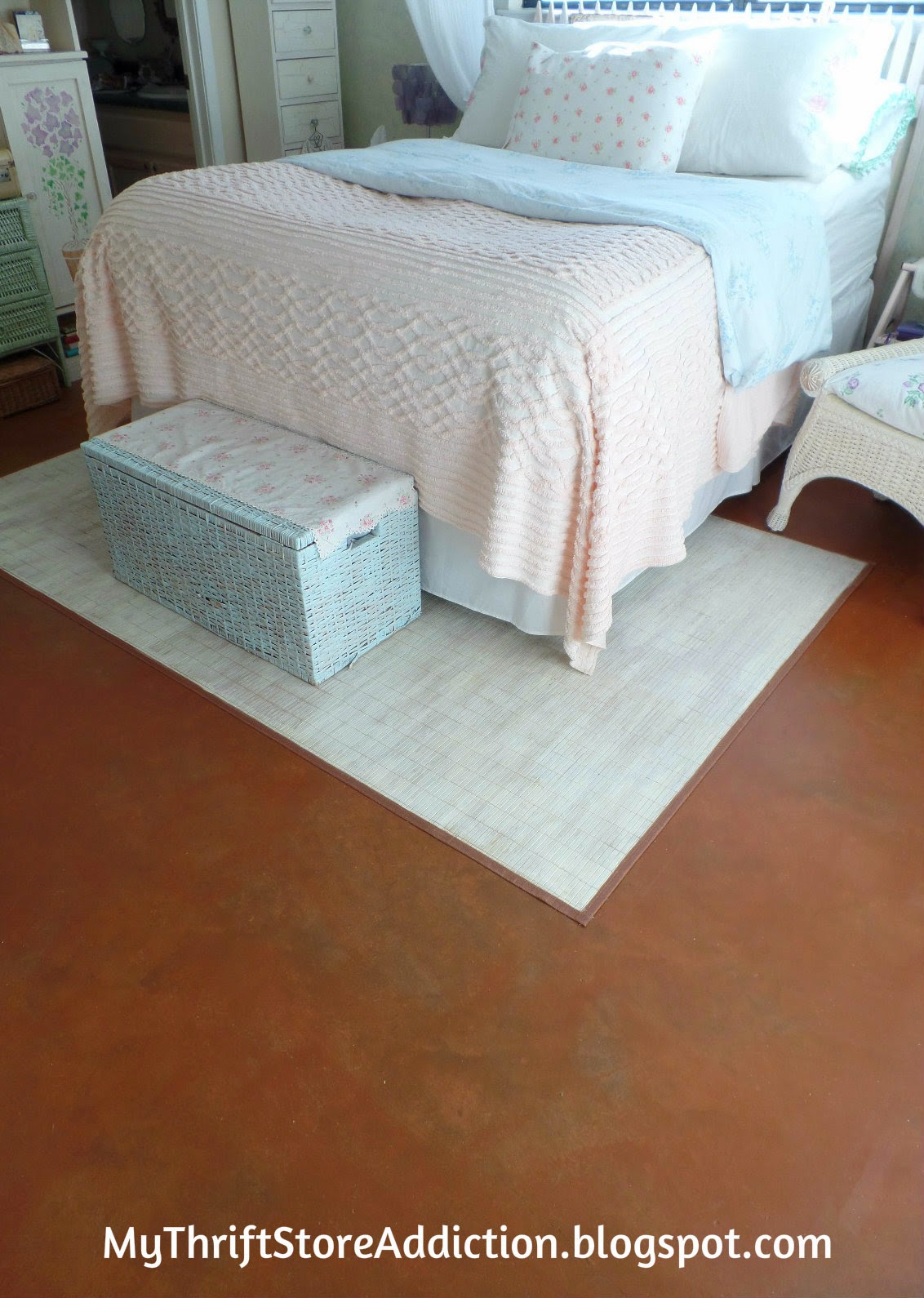 DIY stained concrete AFTER