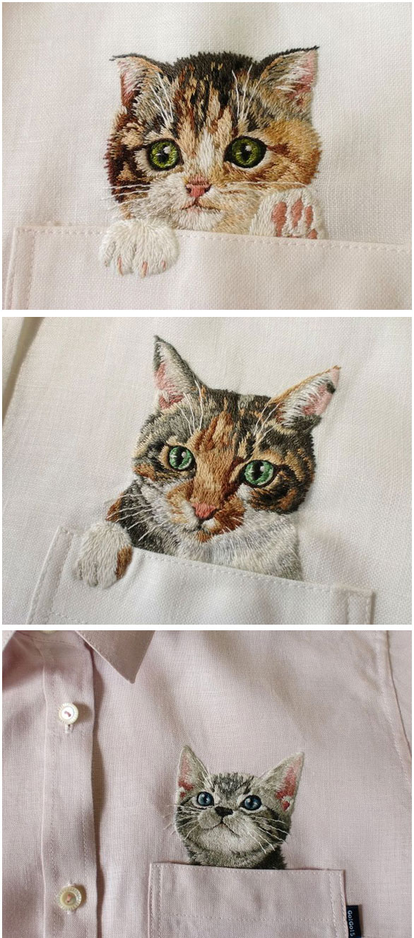 COMEL KOT Design Baju  Dengan Hiasan  Wajah Kucing 18 Gambar  