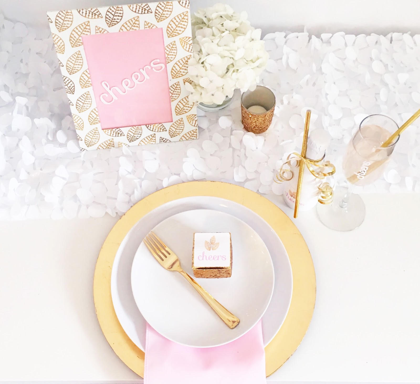 White and Gold Bridal Shower Celebration Stylist Popular Party