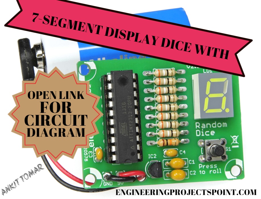 7SEGMENT DISPLAY DICE WITH ENGINEERING LOVER