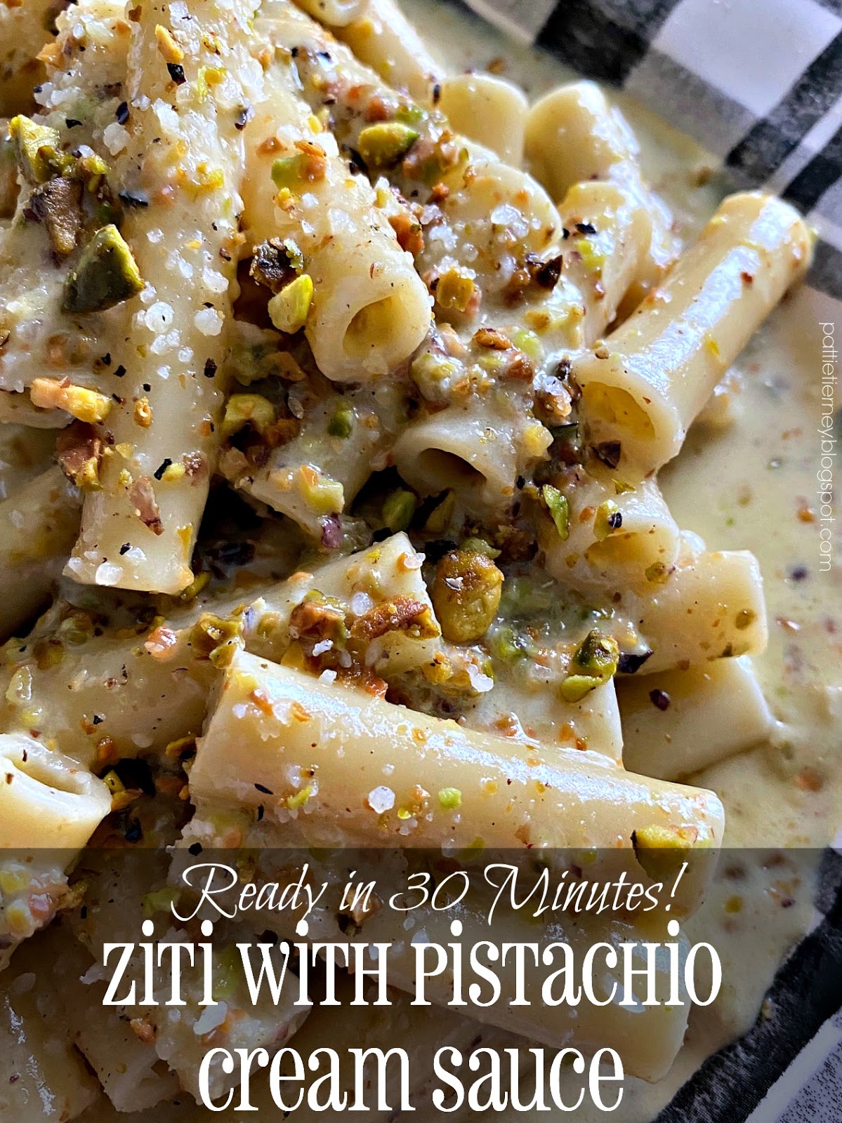 OllaPodrida Ziti with Pistachio Cream Sauce
