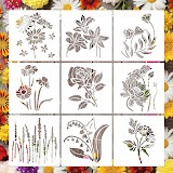 Flower Stencils