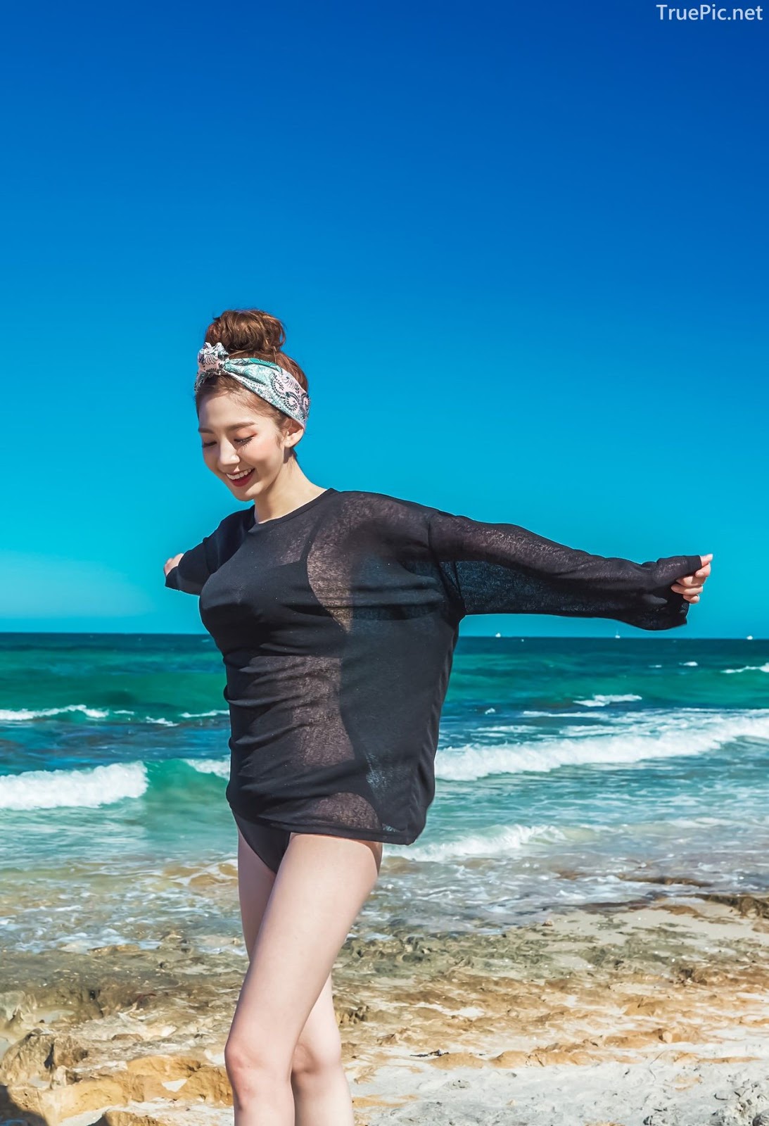 Korean fashion model Lee Chae Eun - Siena Beachwear Set Collection - TruePic.net - Picture 48