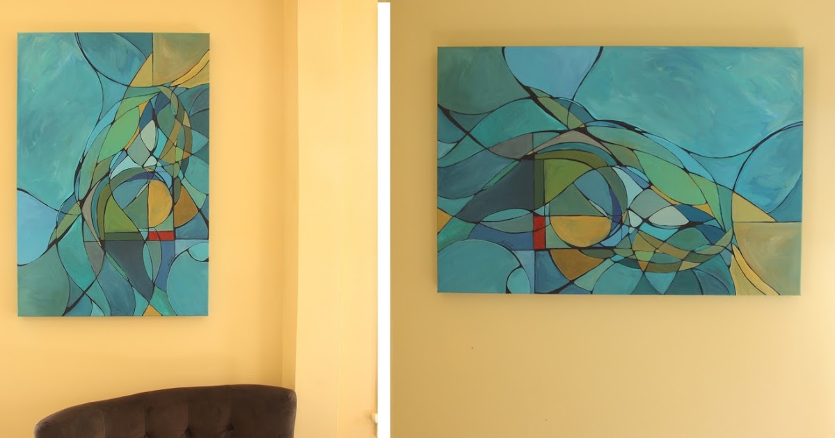 Jessie Townsdin Stolzman works in paint Depth Finder *SOLD