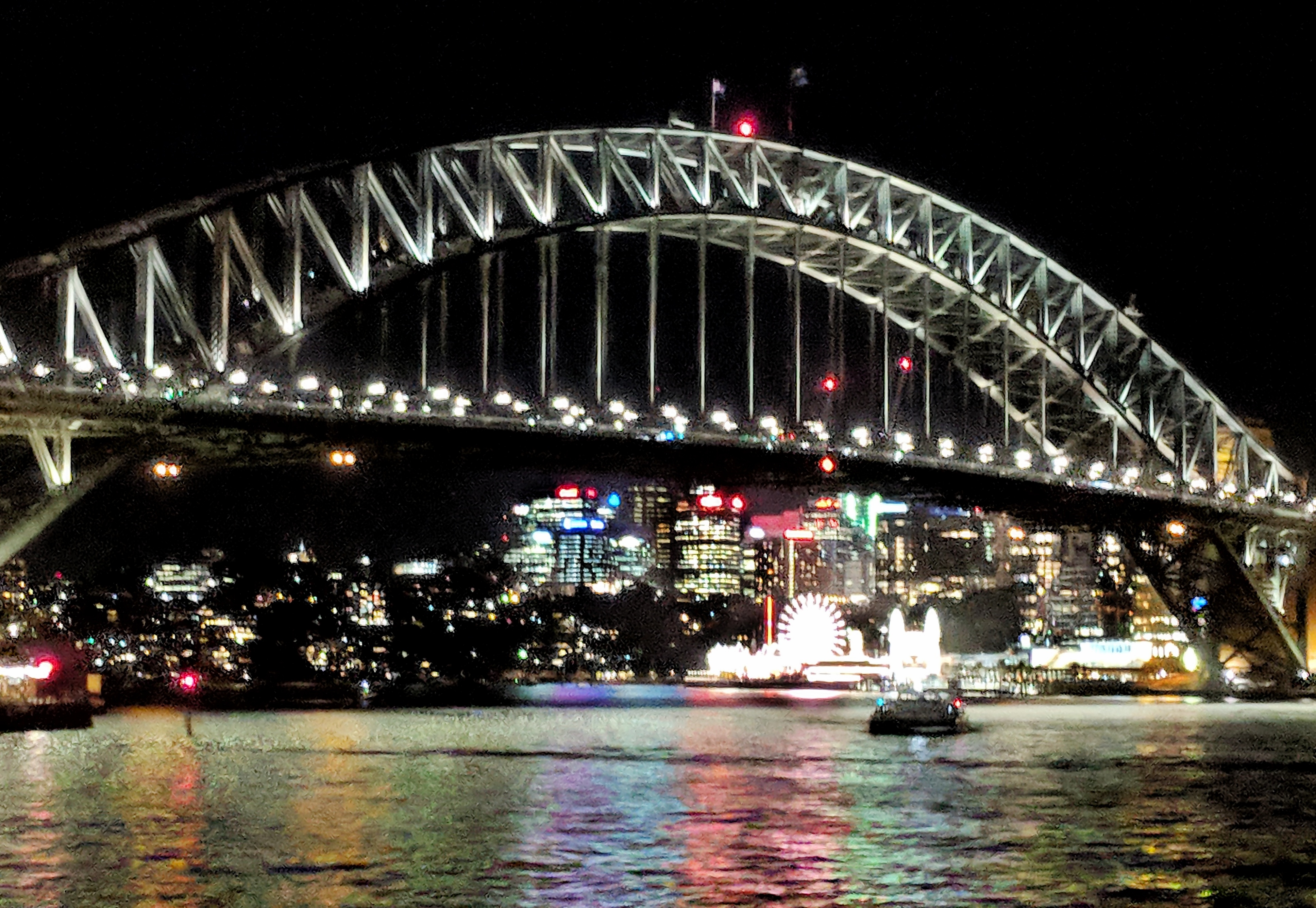 Sydney Harbour Bridge by night