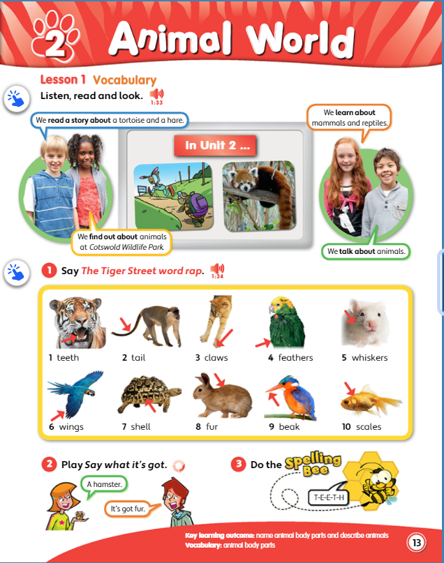 PRIMER TRIMESTRE DE INGLÉS