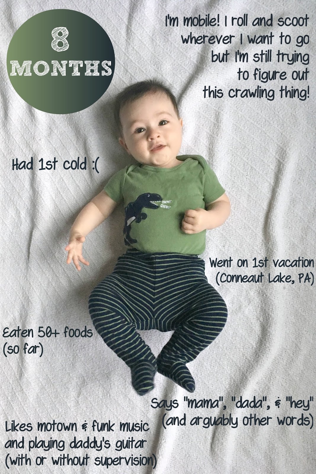 The Cooking Actress: James-8 Months!