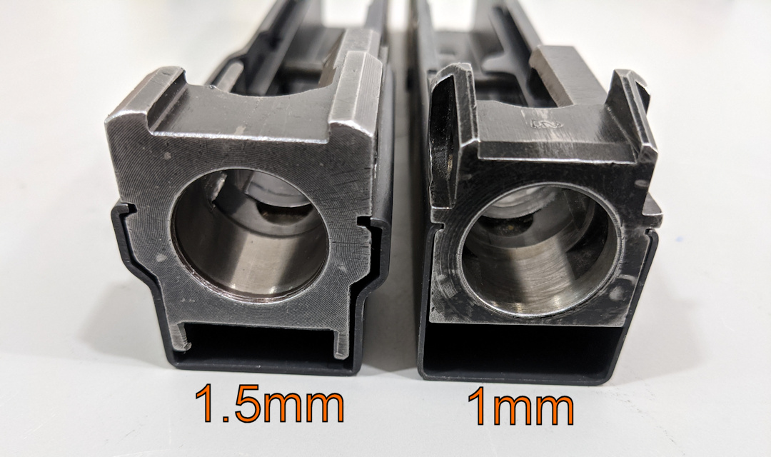 1mm vs 1.5mm (Bulged) Receivers and kits What to look for, and why it
