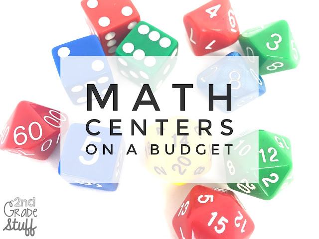 2nd Grade inexpensive math centers for the entire year!
