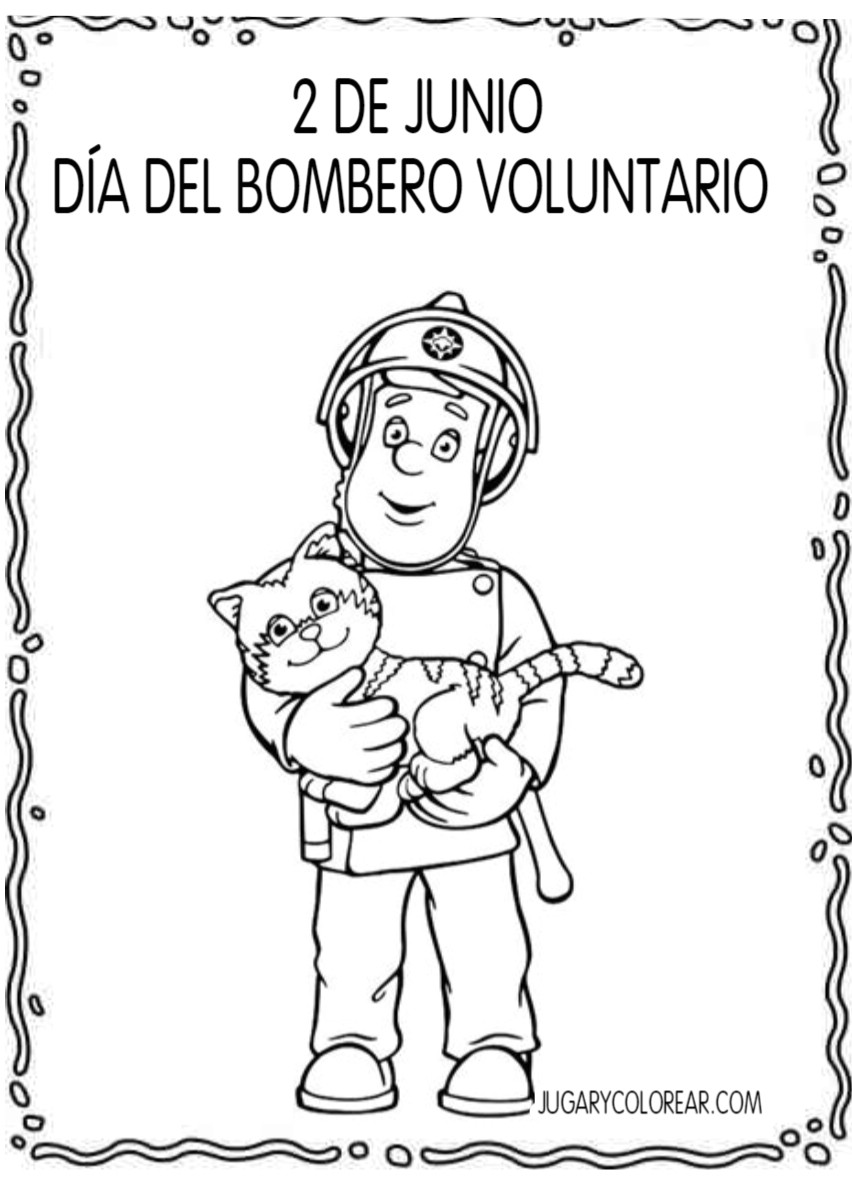 imagen para imprimir por el día de los bomberos voluntarios